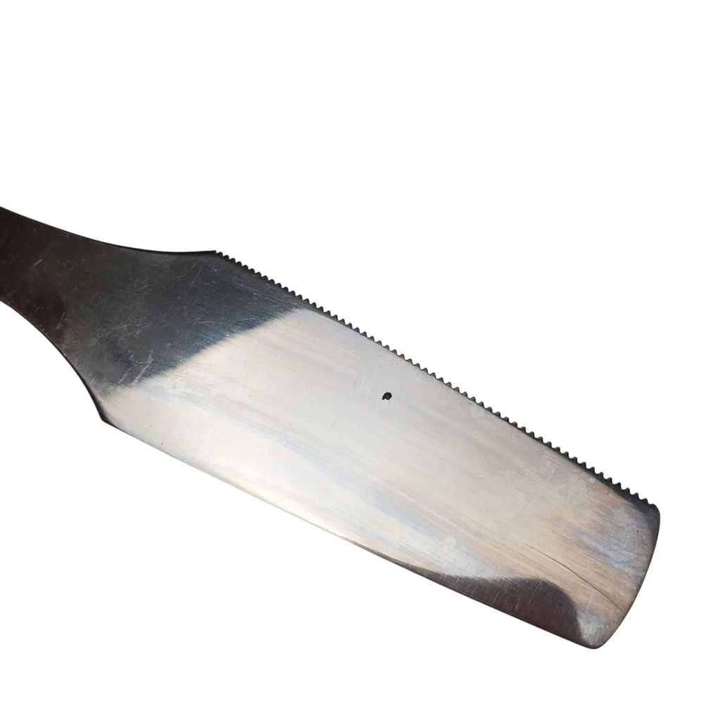 Vntg Mid-Century Modern Wood Handle Cake Knife. Stainless. Made In Japan